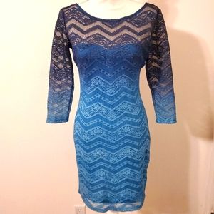 Turquoise Ombre Dress